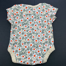 Load image into Gallery viewer, Girls Baby Berry, floral cotton bodysuit / romper, FUC, size 000,  