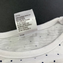 Load image into Gallery viewer, Girls Tiny Little Wonders, white cotton t-shirt / top, strawberry, EUC, size 000,  