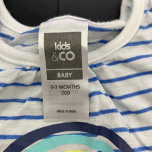 Load image into Gallery viewer, Girls Kids &amp; Co, cotton t-shirt / top, rainbow, EUC, size 000,  