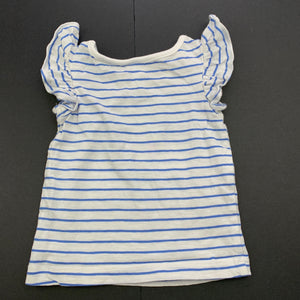 Girls Kids & Co, cotton t-shirt / top, rainbow, EUC, size 000,  