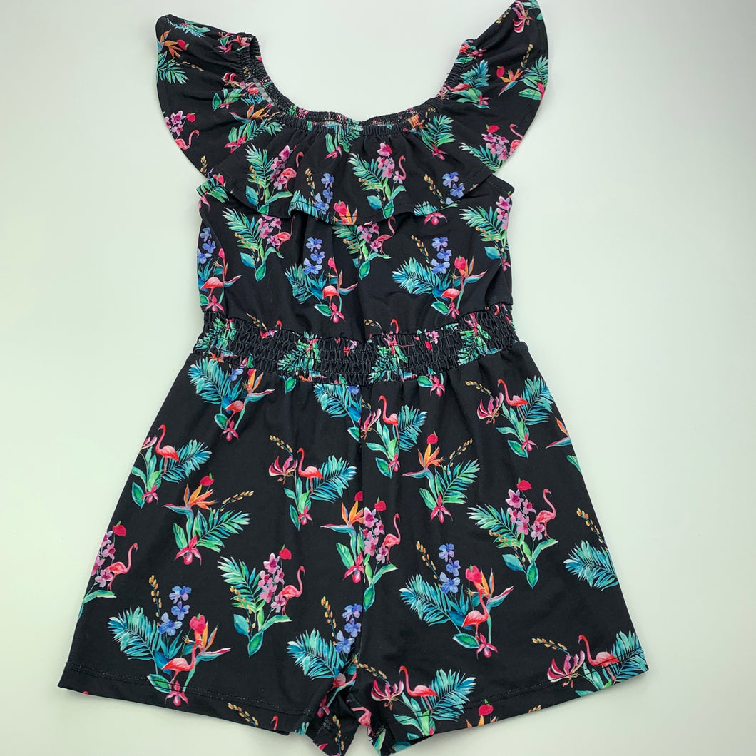 Girls Ollie's Place, lightweight stretchy playsuit, EUC, size 6,  