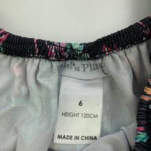 Load image into Gallery viewer, Girls Ollie&#39;s Place, lightweight stretchy playsuit, EUC, size 6,  