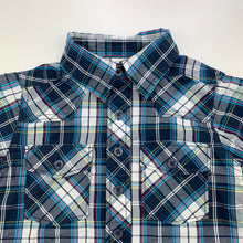 Load image into Gallery viewer, Boys H&amp;T, checked cotton long sleeve shirt, EUC, size 1,  