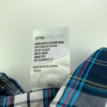 Load image into Gallery viewer, Boys H&amp;T, checked cotton long sleeve shirt, EUC, size 1,  