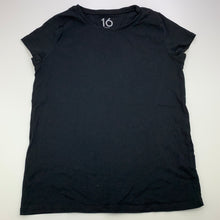Load image into Gallery viewer, Girls Brilliant Basics, black cotton t-shirt / top, GUC, size 16,  