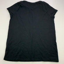 Load image into Gallery viewer, Girls Brilliant Basics, black cotton t-shirt / top, GUC, size 16,  