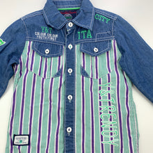 Load image into Gallery viewer, Boys Young &amp; Trendy, cotton long sleeve shirt, GUC, size 4,  