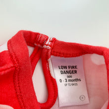 Load image into Gallery viewer, Girls Target, red &amp; white cotton bodysuit / romper, GUC, size 000,  