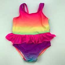 Load image into Gallery viewer, Girls Baby Berry, colourful swim one-piece, EUC, size 000,  