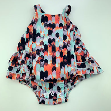 Girls Baby Baby, lightweight ruffle romper, EUC, size 0000,  