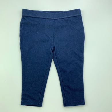 Girls Tiny Little Wonders, stretchy denim leggings, elasticated, EUC, size 00,  