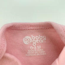Load image into Gallery viewer, Girls Baby Gear, pink cotton bodysuit / romper, strawberries, GUC, size 000,  