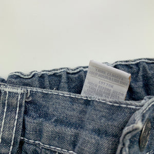 Boys Target, blue denim shorts, adjustable, FUC, size 1,  