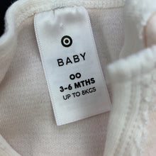 Load image into Gallery viewer, Girls Target, pale pink soft cotton bodysuit romper, EUC, size 00,  