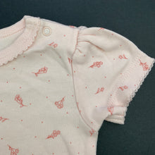 Load image into Gallery viewer, Girls Target, floral soft cotton bodysuit / romper, EUC, size 00,  