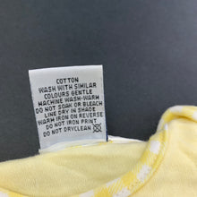 Load image into Gallery viewer, unisex Baby Wise, yellow cotton bodysuit / romper, GUC, size 000,  