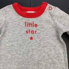 Load image into Gallery viewer, unisex Target, soft feel coverall / romper, star, EUC, size 000,  