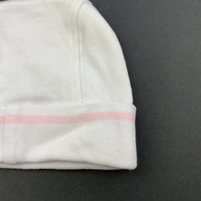 Load image into Gallery viewer, Girls Babykids, embroidered cotton hat / beanie, GUC, size 0000,  