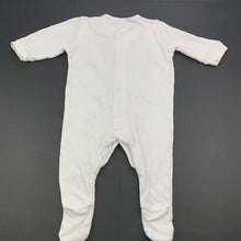 Load image into Gallery viewer, unisex Target, white cotton coverall / romper, FUC, size 00,  