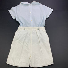 Load image into Gallery viewer, Girls lightweight, top &amp; shorts, elasticated, EUC, size 3,  
