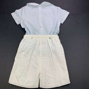 Girls lightweight, top & shorts, elasticated, EUC, size 3,  