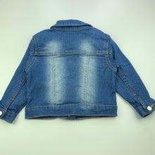 Load image into Gallery viewer, Girls Target, blue stretch denim jacket, GUC, size 1,  