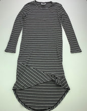 Load image into Gallery viewer, Girls Eve Girl, black &amp; white stretchy casual dress, GUC, size 10, L: 76cm at front