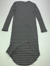Load image into Gallery viewer, Girls Eve Girl, black &amp; white stretchy casual dress, GUC, size 10, L: 76cm at front