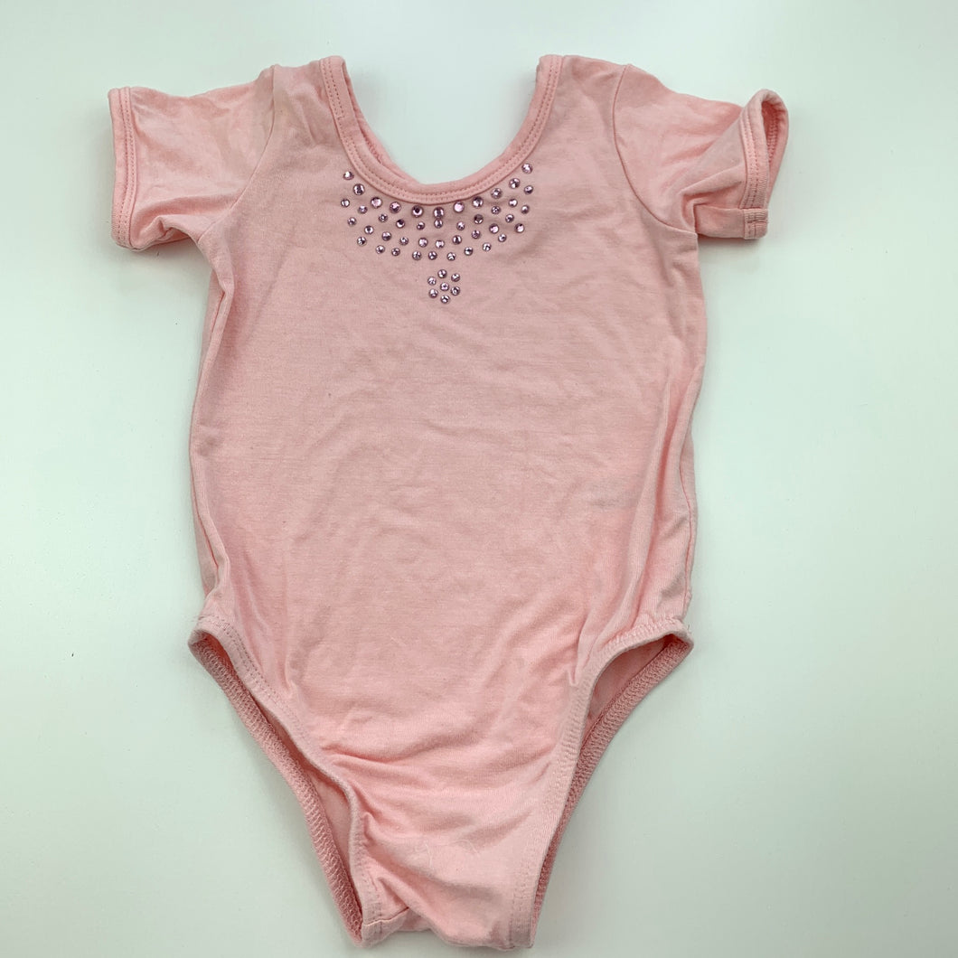 Girls Flo, pink ballet / dance leotard, EUC, size 3,  