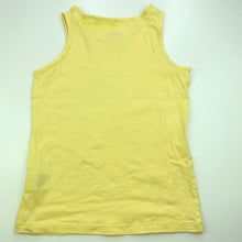 Load image into Gallery viewer, Girls Mango, yellow cotton singlet / tank top, GUC, size 8,  
