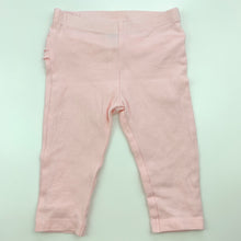 Load image into Gallery viewer, Girls Kids &amp; Co, pink stretchy ruffle leggings / bottoms, GUC, size 00,  