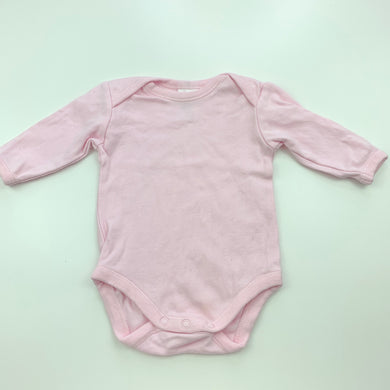 Girls Target, pink cotton bodysuit / romper, FUC, size 0000,  