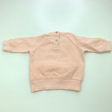Load image into Gallery viewer, Girls Baby Berry, pink fleece lined sweater / jumper, swans, GUC, size 000,  
