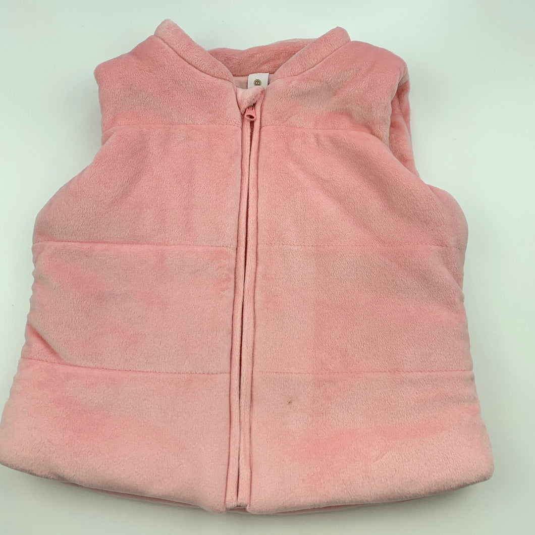 Girls Dymples, cotton lined soft feel vest, FUC, size 0,  
