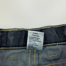 Load image into Gallery viewer, Girls Osh Kosh, dark denim jeans, adjustable, Inside leg: 33.5cm, FUC, size 2,  