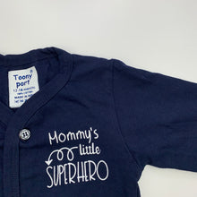 Load image into Gallery viewer, Boys Toony Port, navy cotton long sleeve top, GUC, size 1,  