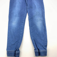 Load image into Gallery viewer, Girls H&amp;T, knit stretch denim pants, elasticated, Inside leg: 54cm, GUC, size 7,  
