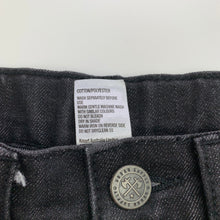 Load image into Gallery viewer, Boys Urban Supply, black denim shorts, adjustable, GUC, size 8,  