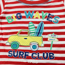 Load image into Gallery viewer, Boys Tiny Little Wonders, striped cotton t-shirt / top, GUC, size 00,  