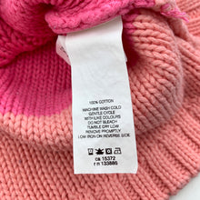 Load image into Gallery viewer, Girls Joe Fresh, knitted cotton long sleeve dress, FUC, size 00, L: 30cm