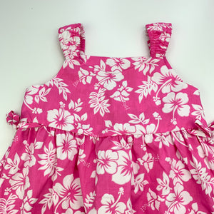 Girls RJC, authentic Hawaiian lightweight summer dress, EUC, size 4, L: 56cm