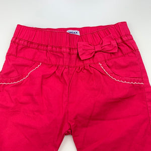 Girls Mexx, lined cotton pants, elasticated, care labels removed, EUC, size 000,  