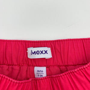 Girls Mexx, lined cotton pants, elasticated, care labels removed, EUC, size 000,  