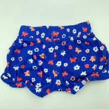 Load image into Gallery viewer, Girls Baby Berry, floral cotton shorts, elasticated, EUC, size 00,  