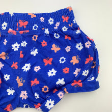 Load image into Gallery viewer, Girls Baby Berry, floral cotton shorts, elasticated, EUC, size 00,  
