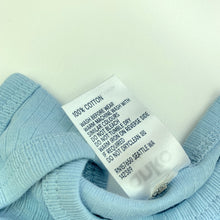 Load image into Gallery viewer, unisex Anko, blue cotton singletsuit / romper, EUC, size 000,  