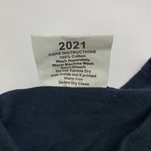 Load image into Gallery viewer, Boys Reece, navy cotton t-shirt / top, GUC, size 8-9,  