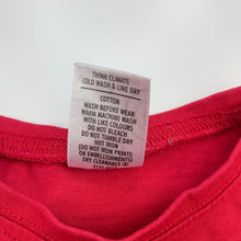 Load image into Gallery viewer, Girls Target, red cotton t-shirt / top, FUC, size 1,  