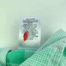 Load image into Gallery viewer, Boys Target, green cotton short sleeve shirt, FUC, size 000,  