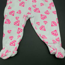 Load image into Gallery viewer, Girls Baby Berry, cotton footed leggings / bottoms, GUC, size 000,  